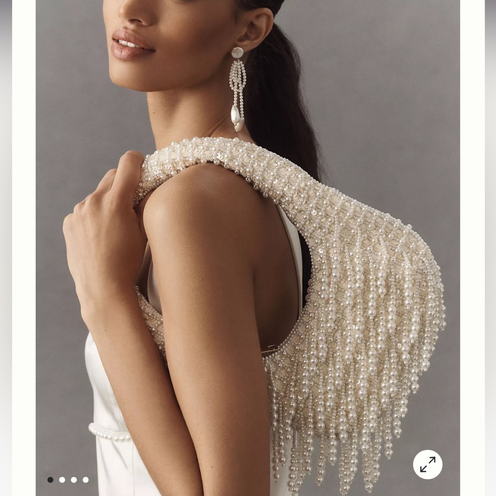 Anthropologie Pearl Mini Bag